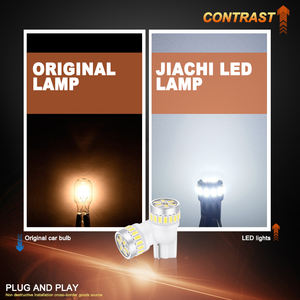 JiaChi Factory Super Bright 3014 24smd 12V T10 Auto Car Led Light Bulb W5W 194 Tablero Indicador <span class=keywords><strong>de</strong></span> advertencia Lámpara Blanco Rojo Amarillo - Product Image 4
