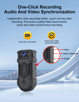 WD18 Micro Camcorder Full HD 1080P Mini WiFi Kamera Olahraga CCTV 180 Derajat Penglihatan Malam Perekaman Video Portabel DV Body Cam