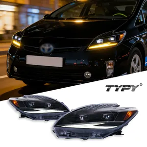 Kit de modernisation des phares pour Toyota Prius 2012-2015, modifié avec des feux de jour dynamiques (DRL) et des clignotants LED, accessoires auto. - Product Image 1