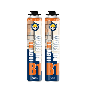กาวโฟมโพลียูรีเทน GORVIA 750 มล. เกรด B1 ทนไฟ สำหรับหน้าต่างและประตู - Product Image 3
