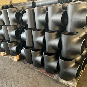 A234 WPB Carbon Steel Equal Tee For Structure Tee Pipe Fitting Connection Fittings Pipe Fitting