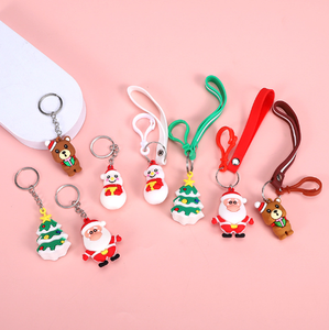 Portachiavi Natalizi Personalizzati in <span class=keywords><strong>PVC</strong></span> 3D con Logo, Decorazioni e Regali Natalizi in Gomma, Produzione su Misura dalla Fabbrica di Guangzhou - Product Image 4