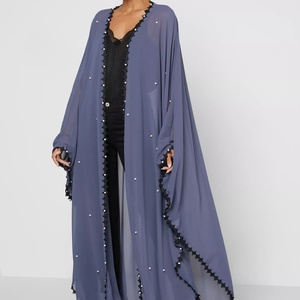 Elegant Abaya Butterfly Style Muslim <b>Long</b> <b>Kaftan</b> Islamic Clothing Prayer EID Turkish Abaya for Woman 1653# - Product Image 2