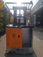 Chariot élévateur électrique avec batterie au lithium pour entrepôt à allées étroites