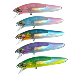 Leurre dur coulant Alpha OEM/ODM Flash Boost Minnow Arc Gravity Shift en plastique ABS avec yeux 3D pour la pêche au bar - Product Image 5