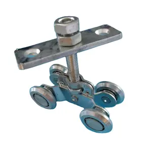 Rolo de aço com roda de ferro/4 rodas rolo para colômbia/360 graus rolo para porta dobrável