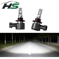 Ampoules de phare LED pour voiture HSSH 9-24V super lumineuses H1 H3 9005 9006 H11 6500K 5000lm H4 H7 Al