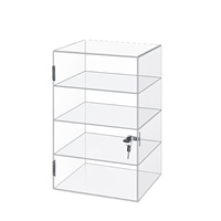 Vitrine de présentation multicouche verrouillable en acrylique hautement transparent pour bijoux, jouets, chaussures - Utilisation à domicile et en centre commercial