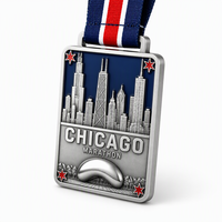 Médaille de récompense sportive personnalisée en alliage de zinc moulé sous pression, durable et de précision, plaquée argent, émail souple, impression UV, précision des couleurs Pantone