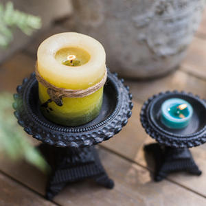 Candelabro <span class=keywords><strong>de</strong></span> Hierro Fundido <span class=keywords><strong>de</strong></span> <span class=keywords><strong>Pie</strong></span> Alto, Decoración para Jardín o Patio - Product Image 3