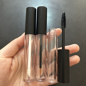 ISMAN 3ml Tube Rond Noir Mat pour Gloss à Lèvres, Mascara, <span class=keywords><strong>Eyeliner</strong></span>, Flacon Vide pour Sérum de Croissance des Cils, Vente en Gros, Marque Privée, Nouveau Produit Professionnel - Product Image 1