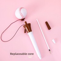 Cadeaux originaux, stylo rebondissant en plastique PU, anti-stress, rebond lent, impression UV, encre multicolore, papeterie amusante pour le bureau