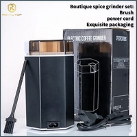 Moulin à café électrique hexagonal personnalisé, 150W, mini 50g, moulin à expresso avec lame plate en acier inoxydable