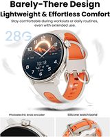 Montre connectée pour homme et femme, GPS, écran AMOLED, boussole, baromètre, altimètre, suivi d'activité sportive 100+, étanche 3ATM