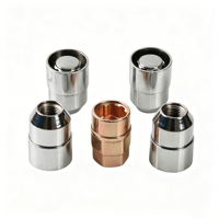 Yuhui Chrome Carbon Steel WL104 M12x1.25 4+1 Conical Tuner Lug Nut Locks Universal Fit Automotive Aftermarket Wheels OEM