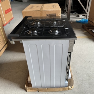 Cuisinière à gaz autonome 4 brûleurs <span class=keywords><strong>avec</strong></span> <span class=keywords><strong>four</strong></span> et gril, allumage automatique, en acier inoxydable, pour usage domestique, appareils de cuisine - Product Image 4