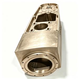 Carcasa de aluminio personalizada para instrumentos, fabricada con mecanizado CNC de cinco ejes de precisión, con bridas y accesorios para equipos. - Product Image 1