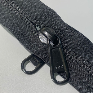 Haute qualité Ykk fermeture éclair <span class=keywords><strong>Original</strong></span> fermeture éclair curseur noir Double traction variété Styles choisir 10 # YKK métal fermeture éclair tirer - Product Image 2