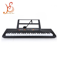 Teclado Electrónico HUASHENG de 54 Teclas, Pantalla LED, 128 Ritmos, Función de Enseñanza, Instrumento Musical, Regalo para Niños Principiantes