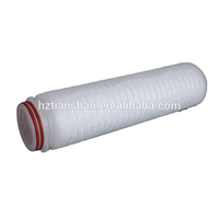 Cartouche filtrante à membrane en acétate de cellulose 0.65 microns 10 pouces 20 pouces 30 pouces pour la filtration d'eau en bouteille