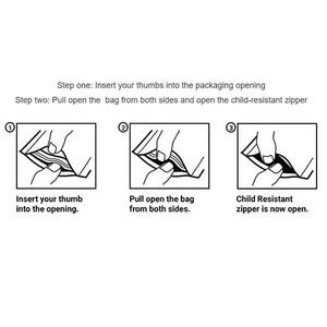 Bolsa de Mylar de <span class=keywords><strong>especias</strong></span> de papel de aluminio con logotipo holográfico, bolsa de Mylar con estampado personalizado a prueba de olores, resistente a los niños, Ziplock, capullos planos, bolsa de Mylar - Product Image 5