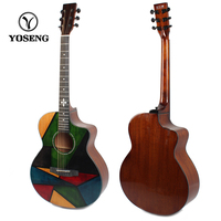 Hot Sale Best Quality High Grade China Factory Yoseng&OEM LSF421C Classical Guitar Acoustic Solid Spruce