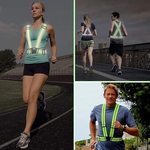 <span class=keywords><strong>Gilet</strong></span> réfléchissant pour la course à pied, lot de 2 gilets de sécurité haute visibilité pour le cyclisme, le jogging, la course à pied, la marche, réglables pour hommes, femmes et enfants - Product Image 6
