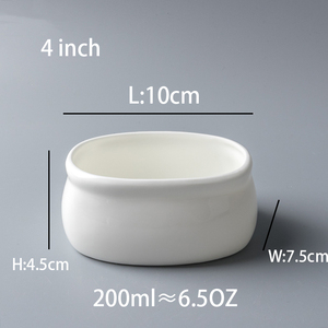 Veweet choda — bol à sucre Rectangle de 4.25 pouces, assiette à dîner, vaisselle en porcelaine, fabrication de tasse à soupe, pichet à <span class=keywords><strong>lait</strong></span> blanc, <span class=keywords><strong>pot</strong></span> à sucre en céramique - Product Image 4