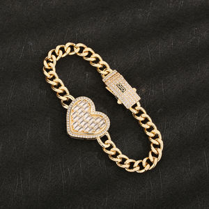 Commercio all'ingrosso Hip Hop Love Stone Beads bracciale impermeabile alla moda braccialetto regalo per le donne - Product Image 3