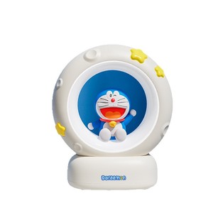 Lámpara Nocturna Inteligente Doraemon, Lámpara de Silicona con Forma de Gato Robot, Lámpara Táctil con Diseño de Gato de Dibujos Animados, Control por Botón, Alimentación por Enchufe - Product Image 5