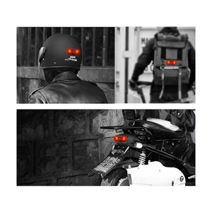 2021 piezas de repuesto casco de motocicleta luz Led para casco para Ticktop Scooter Motorcross casco de cara completa - Product Image 3