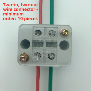 Conector de Cable de Cobre, Combinador <span class=keywords><strong>Neutro</strong></span> y <span class=keywords><strong>Fase</strong></span>, Conector Rápido Monofásico Estilo Europeo, Terminal Autoelevable Dos Entradas Dos Salidas 10 - Product Image 4