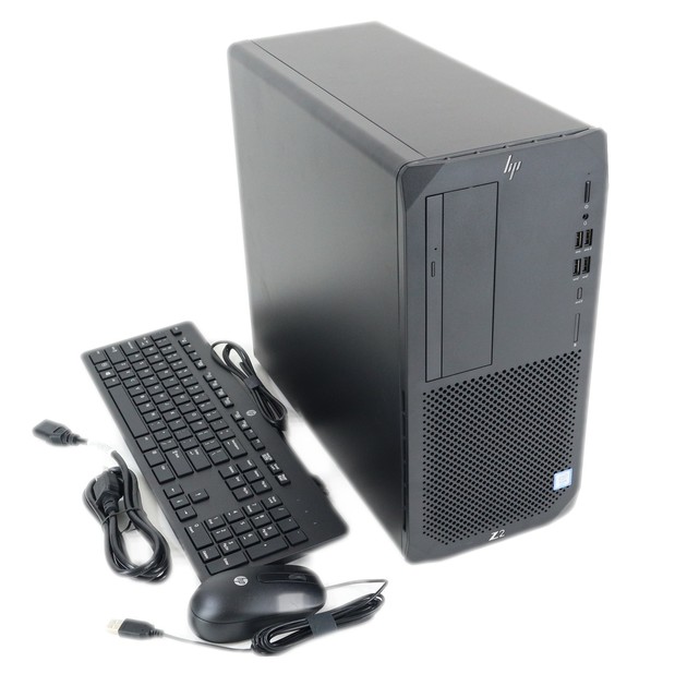 Used in Stock H PE Z2G5 Tower Desktop WorkStation with I5-10500 8GB RAM 1TB SATA HDD DVD-RW Windows 11