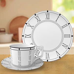 Assiettes <span class=keywords><strong>de</strong></span> <span class=keywords><strong>service</strong></span> vintage en céramique pour mariages et banquets, assiettes en <span class=keywords><strong>porcelaine</strong></span> <span class=keywords><strong>de</strong></span> qualité supérieure pour événements festifs - Product Image 2
