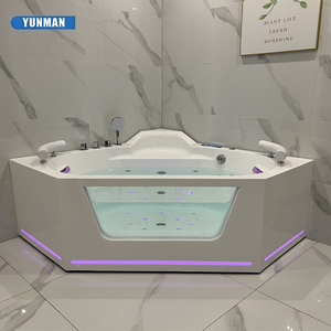 Baignoire de Luxe Moderne Portable en Acrylique Autoportante avec Hydromassage et Massage par Air, Écologique, pour 2 Personnes, Idéale pour Hôtels, Villas, Spas et Domicile - Product Image 4