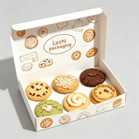 Boîte d'emballage personnalisée pour pâtisseries, faible MOQ, pour biscuits, croissants, gâteaux feuilletés, rouleaux de cannelle, desserts, en papier