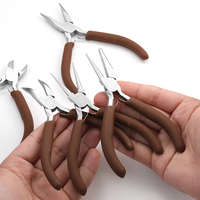 Haut de gamme importations poignée pince pliée ronde aiguille nez coupe fil pince pour la fabrication de bijoux outil bijoux à bricoler soi-même accessoires X31