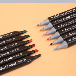 60 unidades/juego de marcadores de alcohol ecológicos, <span class=keywords><strong>rotuladores</strong></span> táctiles de doble cepillo, bolígrafos de colores - Product Image 4
