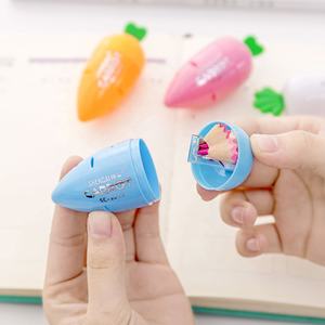 <span class=keywords><strong>Taille</strong></span>-<span class=keywords><strong>crayon</strong></span> en plastique en forme de <span class=keywords><strong>carotte</strong></span> miniature, cadeau créatif pour enfants, école - Product Image 3