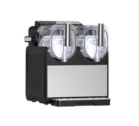 Machine à Granita de Comptoir Personnalisable, Silencieuse, à Refroidissement Rapide par Compresseur, avec Fenêtre Visible, à Réservoir Unique, pour Usage Domestique et Professionnel