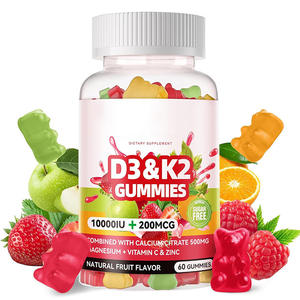 Gomitas de Vitamina D3 K2 Sin Azúcar OEM, Calcio, Citrato de <span class=keywords><strong>Magnesio</strong></span> MK-7, Refuerzo Inmunológico, Huesos y Dientes, para Adultos y Mujeres - Product Image 3