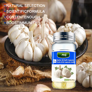 OEM Halal Knoflookolie Zachte <span class=keywords><strong>Capsules</strong></span> 380mg Groothandel Biologisch Gezondheidssupplement Knoflookolie Softgel <span class=keywords><strong>Capsules</strong></span> voor Haar - Product Image 3