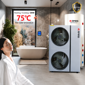 Pompe à chaleur air-eau EVI 15,6 kW R290, moteur 75c ErP A+++ CE CB pour usage domestique, hôtelier, service OEM - Product Image 5