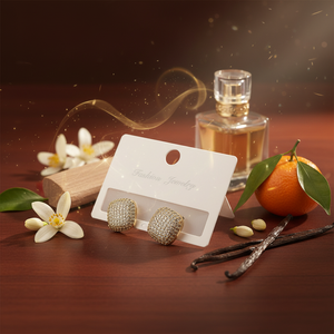 Eau De Toilette orecchini a bottone pregiati di lusso legnosi profumo floreale agrumato orientale profumo orientato alla frutta - Product Image 3