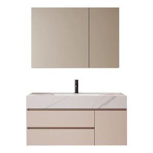 Luxury white <b>bathroom</b> cabinet smart mirror cabinet white washbasin hanging cabinet body - Product Image 3