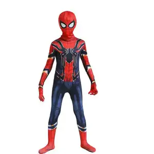 Disfraz de Spiderman para Halloween, Traje de Superhéroe, Cosplay, Iron Man