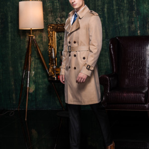 Jaket Trench <strong>Men</strong> Single Breasted <strong>Duster</strong> <strong>Coat</strong> Pea <strong>Coat</strong> <strong>Mens</strong> Casual Overcoat Casaco Trench <strong>Men'S</strong> Trench <strong>Coats</strong> - Product Image 3