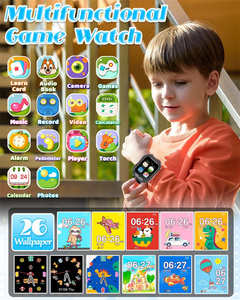 อัปเกรด32นาฬิกาเกมปริศนาสำหรับเด็กนาฬิกาอัจฉริยะหน้าจอสัมผัส HD ของเล่นเพื่อการศึกษาของขวัญวันเกิดสำหรับเด็กผู้หญิงวัย7 8 9 <span class=keywords><strong>10</strong></span> - Product Image 5