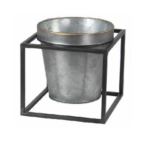 เครื่องปลูกต้นไม้โลหะสุดหรูขัดเงาสวยงามสมบูรณ์แบบสำหรับในร่มกลางแจ้งสวนระเบียงและตกแต่งบ้าน - Product Image 6