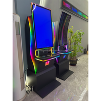 2026 desain baru 43 inci keterampilan tegak kabinet permainan Plug-and-play konsol Fire Link mesin keterampilan dengan Monitor LED melengkung/datar